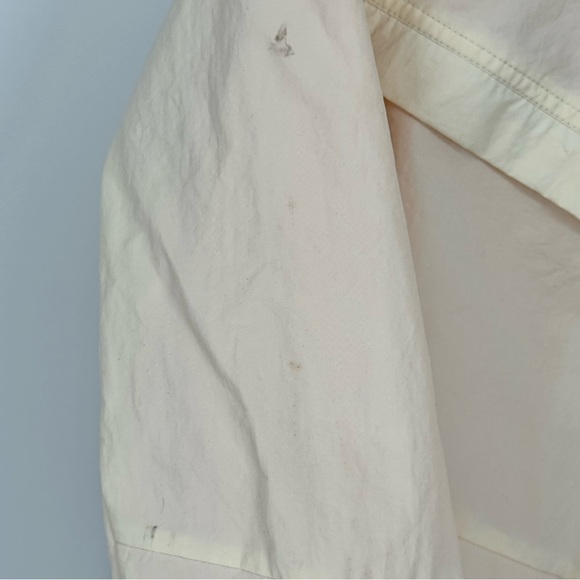 Marine Layer Antique White Rainbow Trim Gabby Windbreaker Lightweight Jacket S - Picture 6 of 8